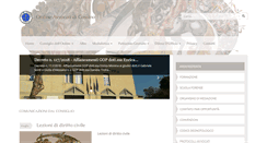 Desktop Screenshot of ordineavvocaticassino.it